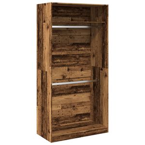 vidaXL Armario de madera ingenier&iacute;a envejecida 100x50x200 cm