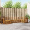 vidaXL Juegos de sof&aacute;s 7 pcs Natural Madera de Acacia S&oacute;lida
