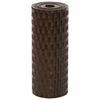 vidaXL Toldos de balcón 5 uds ratán sintético marrón negro 255x19 cm