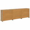 vidaXL Tableros Lateral 3 pcs Roble artesanal 70 x 35,5 x 67,5 cm