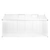 vidaXL Invernadero de aluminio 362x190x195 cm 13,41 m³
