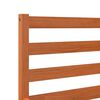 vidaXL Estructura de cama sin colch&oacute;n madera maciza marr&oacute;n 135x190 cm