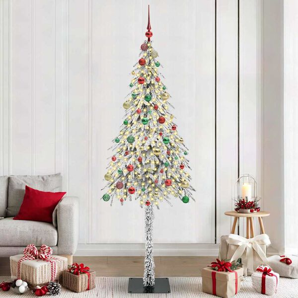 vidaXL &Aacute;rbol de Navidad con 300 LED con soporte 210 cm PE y Acero