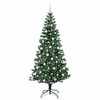 vidaXL &Aacute;rbol de Navidad Artificial Preiluminado Verde 210 cm
