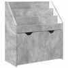 vidaXL Estanter&iacute;a para Ni&ntilde;os con caj&oacute;n Gris Concreto 60 x 29,5 x 69 cm