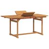 vidaXL Juego comedor de jard&iacute;n 5 pzas madera maciza acacia y textileno