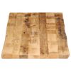vidaXL Tablero de mesa borde natural madera maciza mango 140x60x3,8 cm