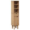 vidaXL Mueble de ba&ntilde;o OTTA madera maciza de pino 35x30x159 cm