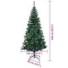 vidaXL Árbol de Navidad Artificial Preiluminado Verde 240 cm