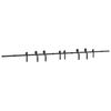vidaXL Kit de herrajes para puertas correderas acero negro 400 cm