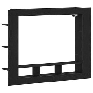 vidaXL Gabinete de TV Roble negro 152 x 22 x 113 cm