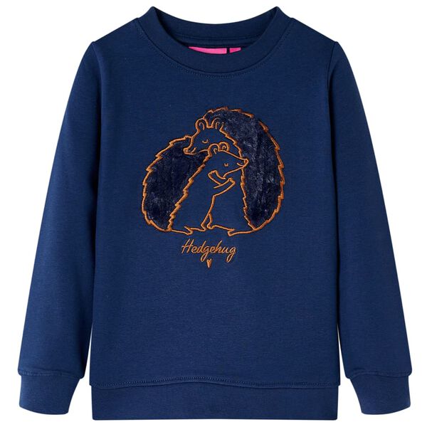 Sudadera infantil azul marino 92