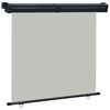 vidaXL Toldo lateral de balc&oacute;n gris 165x250 cm