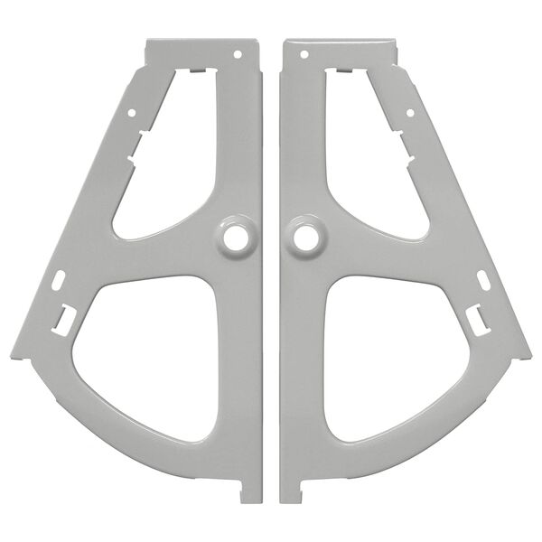 vidaXL Bisagra de caj&oacute;n flip 12 pcs Plateado 235 x 155 x 30 mm Hierro