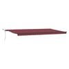vidaXL Toldo retr&aacute;ctil Burdeos 600 x 300 cm Poli&eacute;ster