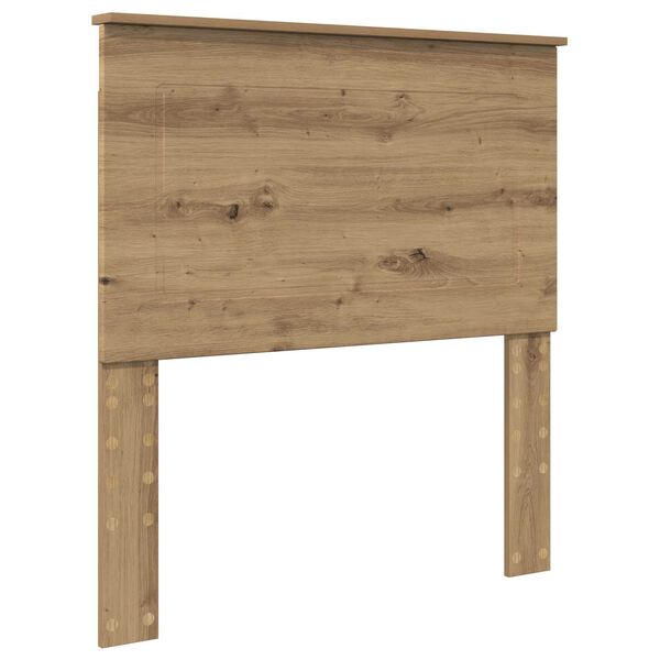 vidaXL Cabecero Roble artesanal 75 cm Madera contrachapada