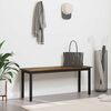 vidaXL Banco Roble Humo 110 x 35 x 45 cm Madera de ingenier&iacute;a
