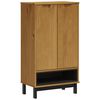 vidaXL Zapatero FLAM madera maciza de pino 59,5x35x107 cm