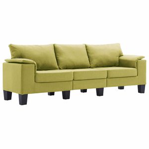 vidaXL Sof&aacute; Verde tela