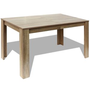 vidaXL Mesa de comedor color roble 140x80x75 cm