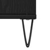 vidaXL Gabinete de Lavabo para Baño Roble Negro 80 x 33 x 60 cm