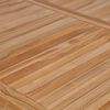 vidaXL Conjunto de comedor de jardín de 7 piezas, 200 x 100 cm, madera maciza de teca