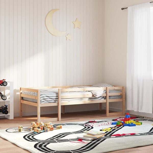 vidaXL Estructura de cama para niños madera maciza de pino 80x200 cm