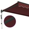 vidaXL Toldo retráctil automático burdeos 350x250 cm