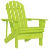 vidaXL Silla de jard&iacute;n Adirondack madera maciza de abeto verde