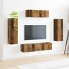 vidaXL Mueble de TV 5 pcs Madera vieja
