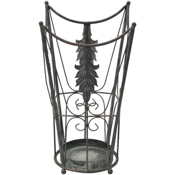 vidaXL Parag&uuml;ero de estilo antiguo de hierro negro