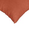 vidaXL Cojines de sofá 2 pcs Rojo Naranja 80 x 80 cm Tela de pana