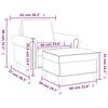 vidaXL Sill&oacute;n con taburete terciopelo marr&oacute;n 60 cm