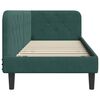 vidaXL Estructura de cama en esquina Verde oscuro 80 x 200 cm