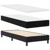vidaXL Cama tipo Box Spring con colch&oacute;n Negro 200 x 80 cm Terciopelo