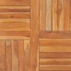 vidaXL Superficie de mesa cuadrada madera maciza de teca 90x90x2,5 cm