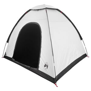 vidaXL Tienda de camping 2 persona Blackout Acier P/Taffeta