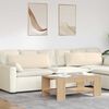 vidaXL Cojines de sofá 2 pcs Beige 120 x 40 cm tela