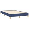 vidaXL Estructura de cama sin colch&oacute;n tela azul 120x190 cm