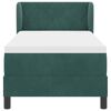vidaXL Cama tipo Box Spring Verde oscuro 80 x 200 cm Terciopelo