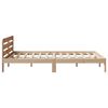 vidaXL Estructura de cama sin colch&oacute;n madera maciza de pino 160x200 cm