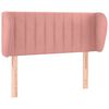 vidaXL Cabecero de terciopelo rosa 93x23x78/88 cm
