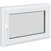 vidaXL Ventana de s&oacute;tano RISOR 90 x 50 cm PVC y vidrio Gris antracita