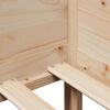 vidaXL Sofá cama con cajones madera maciza de pino 80x200 cm