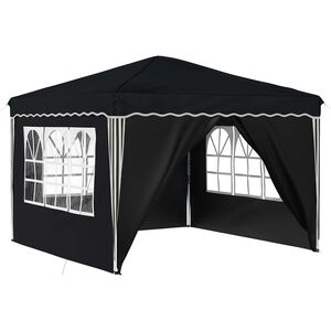 vidaXL Carpa Plegable para Fiestas 288 x 288 x 245 cm Gris antracita