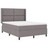 vidaXL Cama tipo Box Spring con colch&oacute;n Taup&eacute; 200 x 160 cm tela