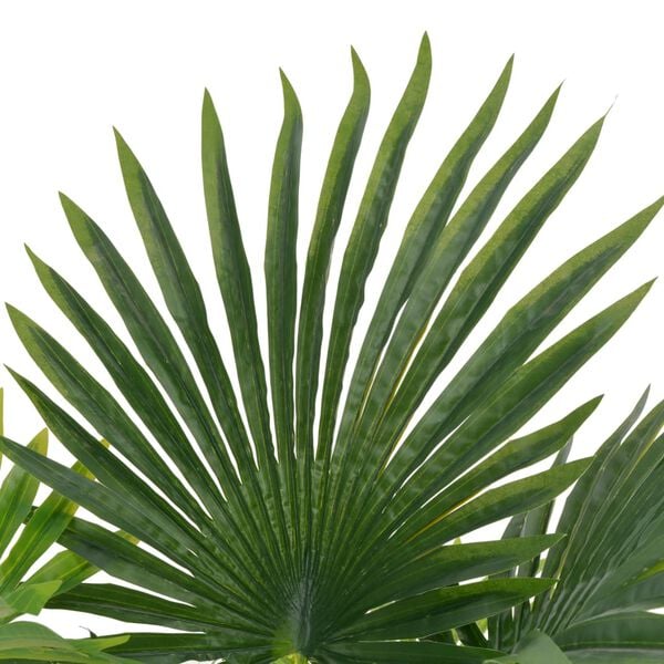 vidaXL Planta artificial palmera con macetero 70 cm verde