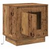 vidaXL Armario de Noche 2 pcs Madera vieja 44 x 34,5 x 45 cm