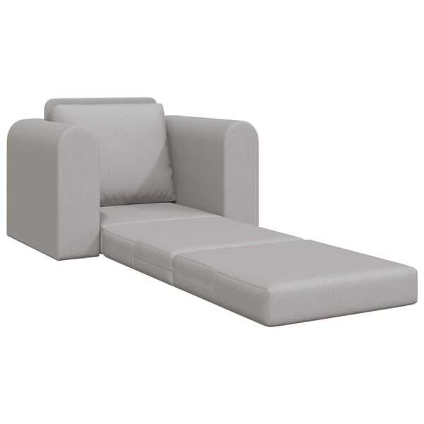 vidaXL Sof&aacute; cama Gris Nube 98 x 71 x 83 cm tela