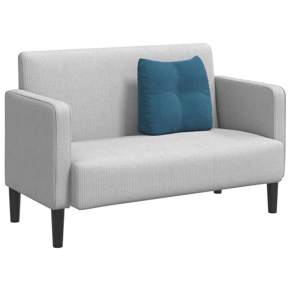 vidaXL Cojín de Espalda Azul 45 x 24 x 50 cm Terciopelo